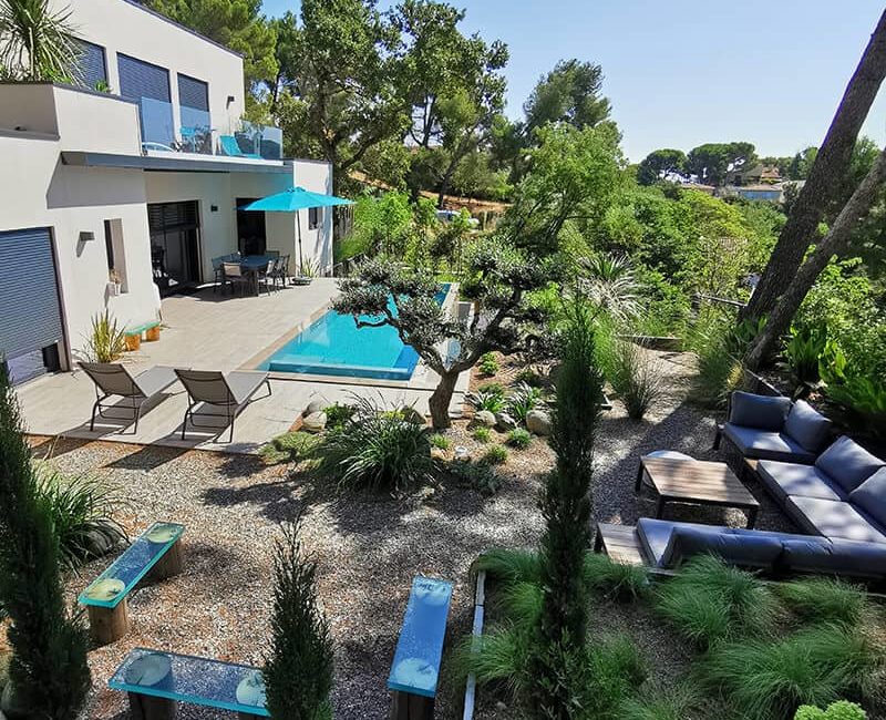 Paysagiste Aménagement Restanque Contemporaine Avignon Châteaurenard Saint Remy Provence